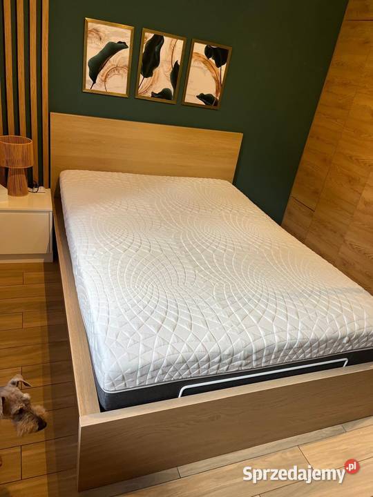 Łóżko IKEA MALM 140x200 z materacem JYSK Łódź