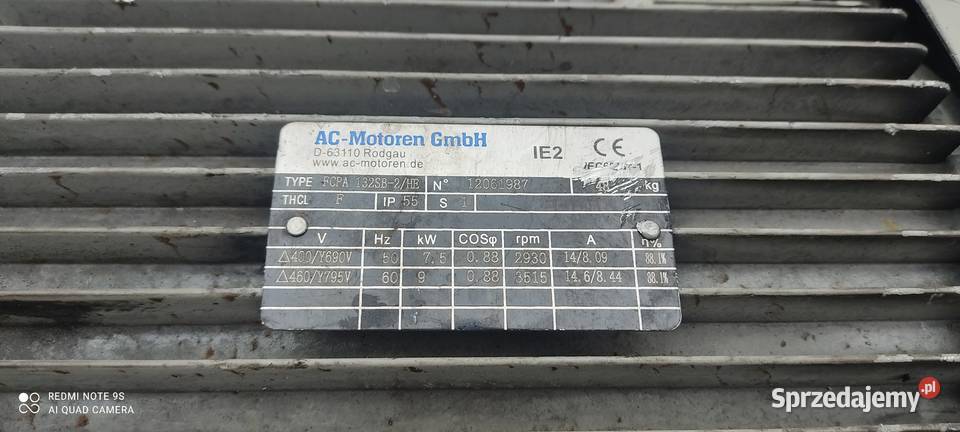 pompa odśrodkowa SIHI Sterling typ ZLKD 40160 Nowy Tomyśl sprzedam
