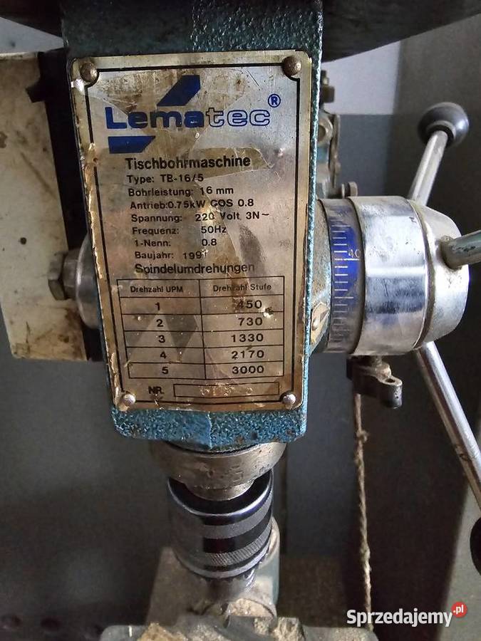Wiertarka stołowa Niemiecka łódzkie