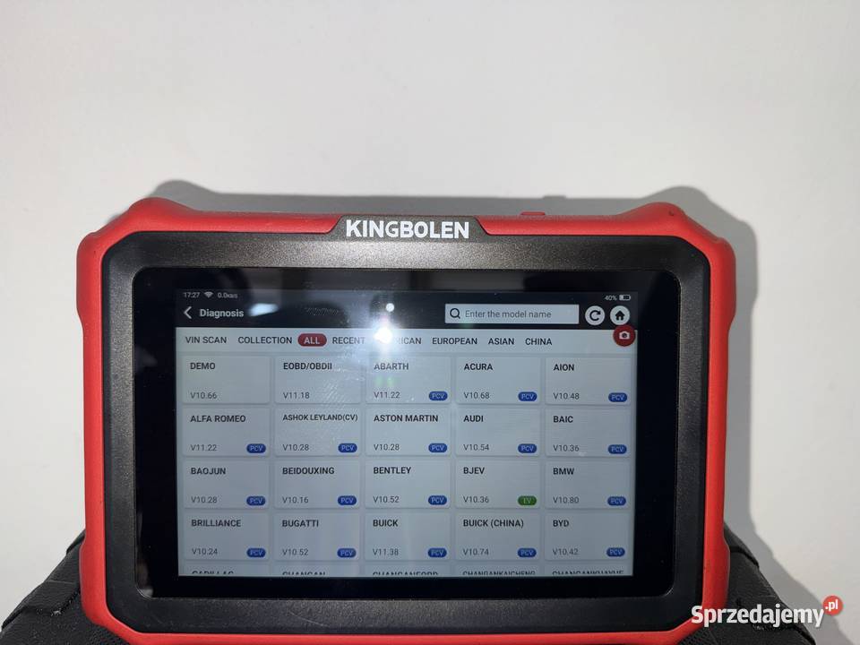 KINGBOLEN K8 PRO tester diagnostycznyużywany Interfejsy diagnostyczne Nowodwór-Piaski