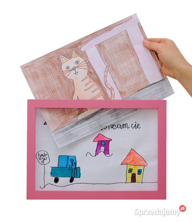 Ramka na rysunki dziecka A4 Ramki Artystyczne Dekoracje i ozdoby Gliwice sprzedam