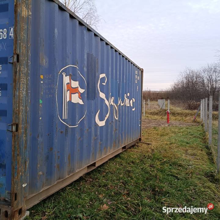 Kontener morski magazynowy używany 20DC podkarpackie sprzedam