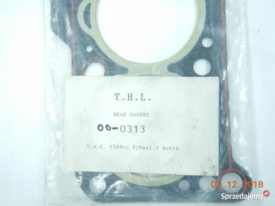 USZCZELKA GŁOWICY CYLINDRA AUDI 80 VW CADDY I osobowe Uszczelki silnika i osprzętu Uszczelki silnika i osprzętu sprzedam