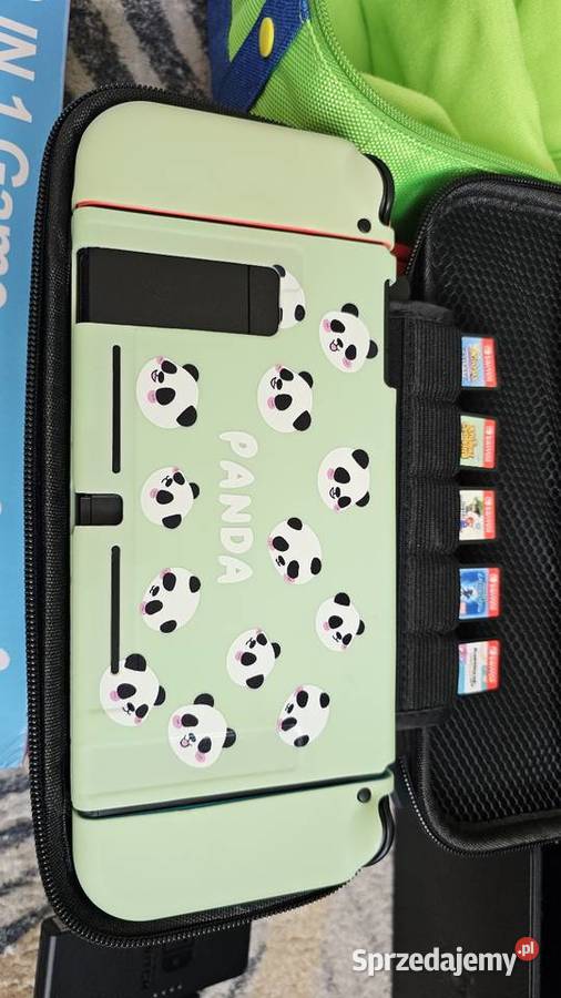 Nintendo Switch OLED mega zestaw Łask