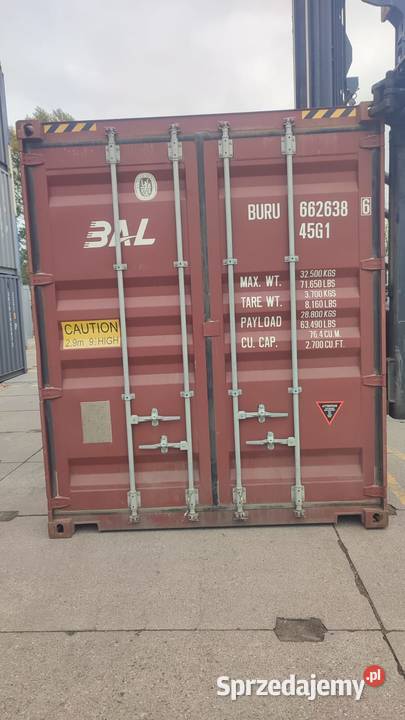 Kontener morski wysoki 40 High Cube HC sprzedam Białystok