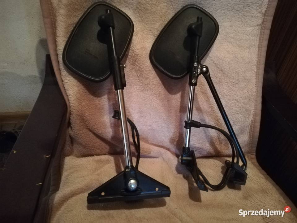 Lusterka do holowania przyczepy kempingu Fiat łódzkie