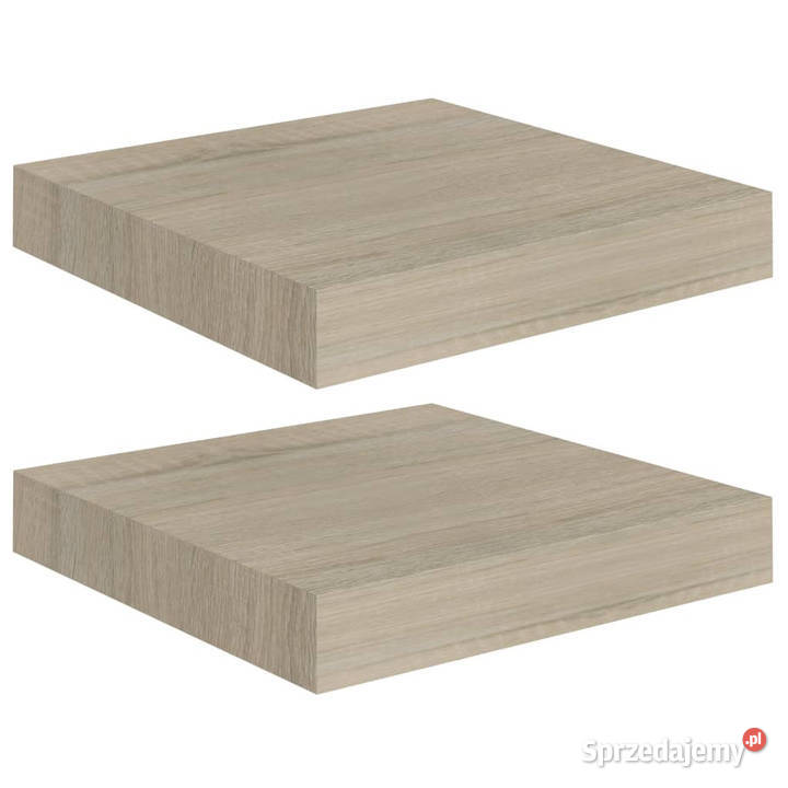 Półki ścienne 2 kolor dębowy 23 x 235 x 38 MDF mazowieckie Warszawa