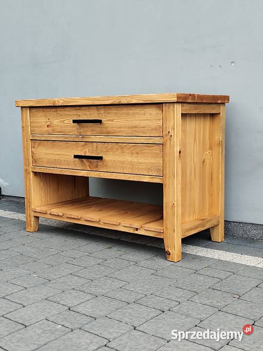 Komoda drewniana 100x50x75 kolor dąb styl łódzkie Zduńska Wola
