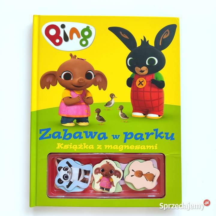 Bing Zabawa w parku Książka z magnesami Harper Bohaterowie telewizyjni śląskie Katowice