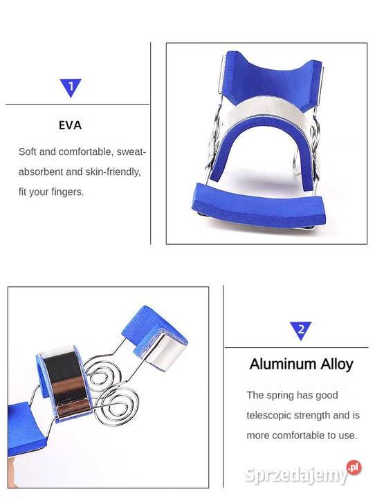 Orteza palca u dłoni Rehabilitacja Trening palca Płock