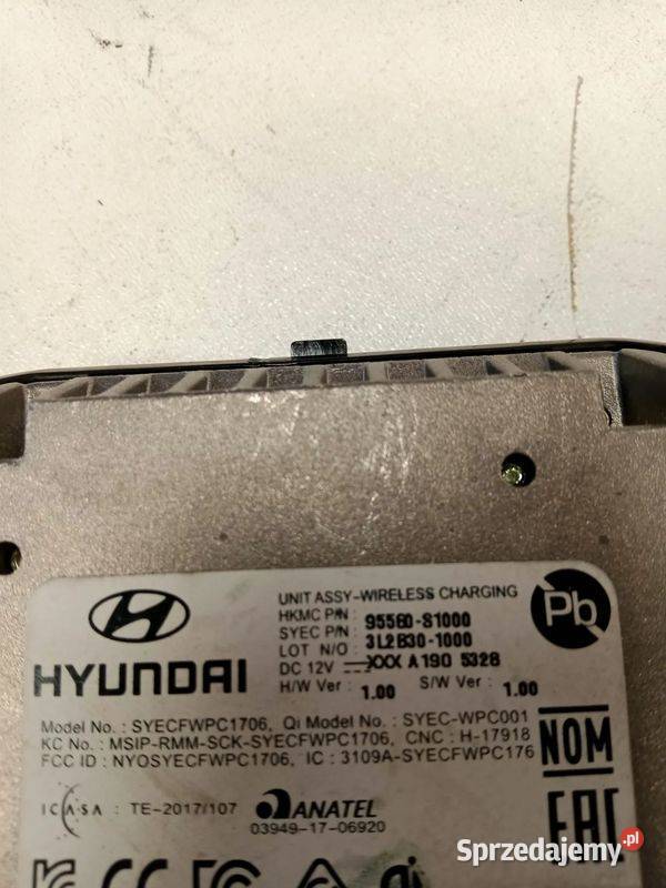 HYUNDAI SANT FE IV ładowarka indukcyjna wielkopolskie Rakoniewice