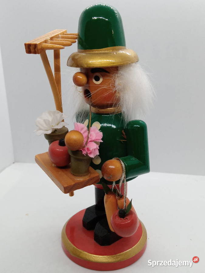 Figurka do kadziłka Erzgebirge ruchermnnchen Rękodzieło