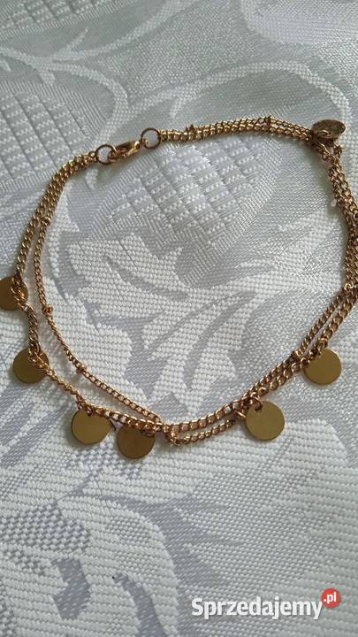 FINEZYJNA NOWA POZŁACANA BRANSOLETKA Piła