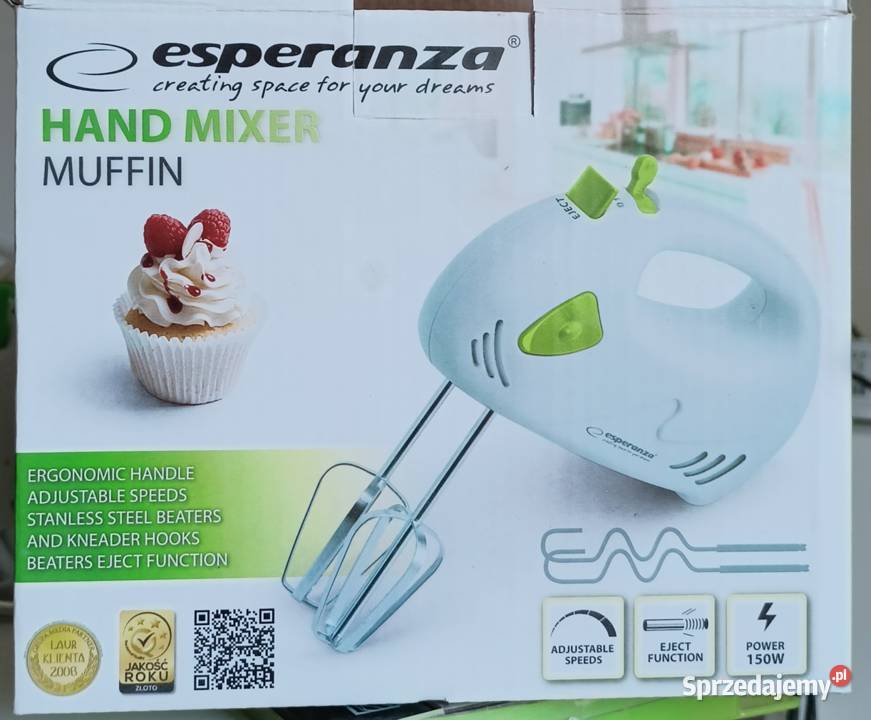 Esperanza Mikser ręczny Muffin 150W