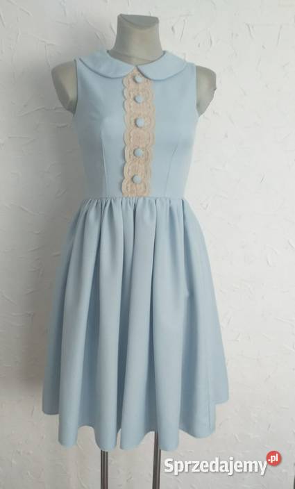 Piękna niebieska sukienka baby blue Piaseczno