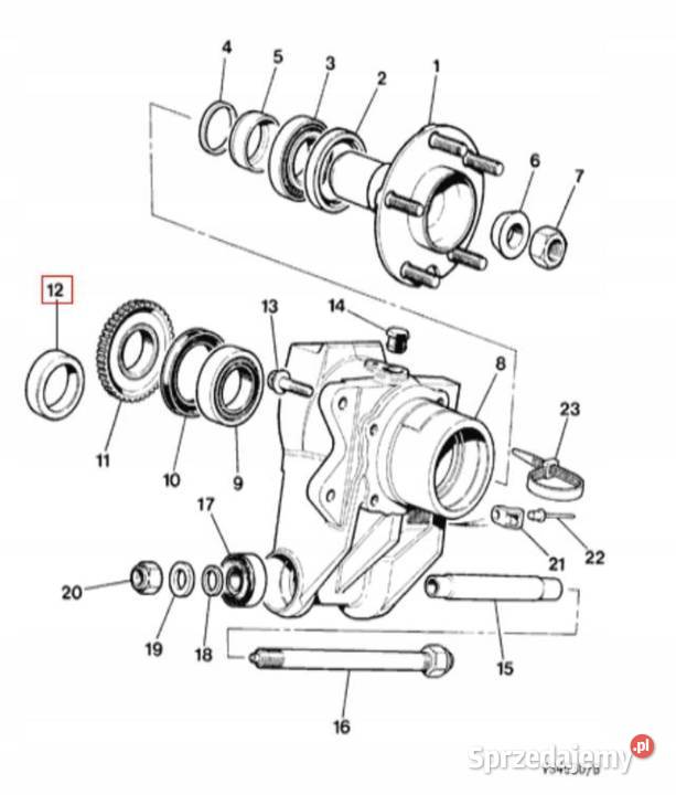 USZCZELNIACZ PIASTY JAGUAR XJ6 XJ12 XJ40 29 32