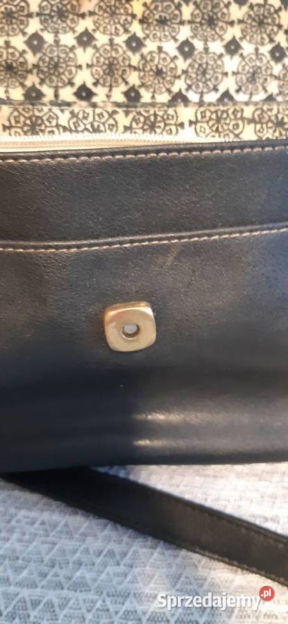Torebka czarna skórzana dolnośląskie Wrocław
