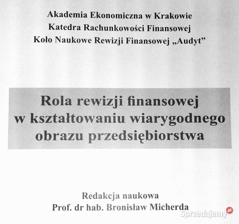 Rola rewizji finansowej w kształtowaniu Chełm