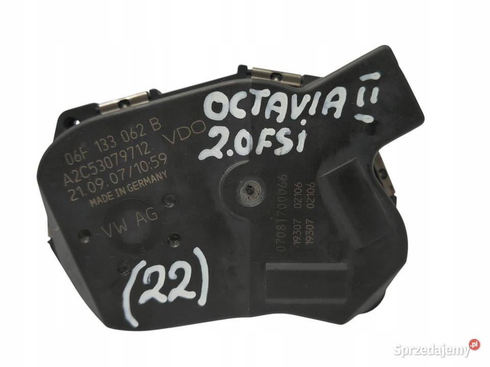 PRZEPUSTNICA Skoda Octavia II 20 FSI 06F133062B Chełm sprzedam