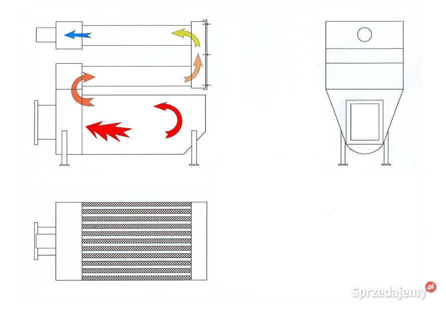 Wymiennik Ciepła powietrze spaliny piec olejowy Poznań