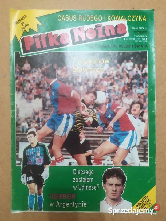 Tygodnik Piłka Nożna rocznik 1993 Łódź