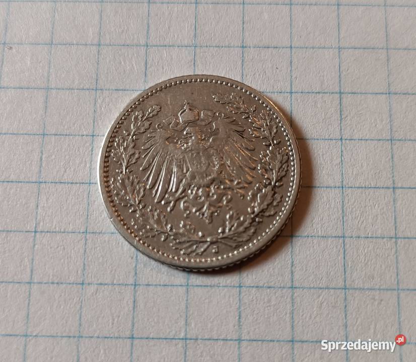 12 MARKI 1905 J SREBRO CESARSTWO NIEMIECKIE Piszczac