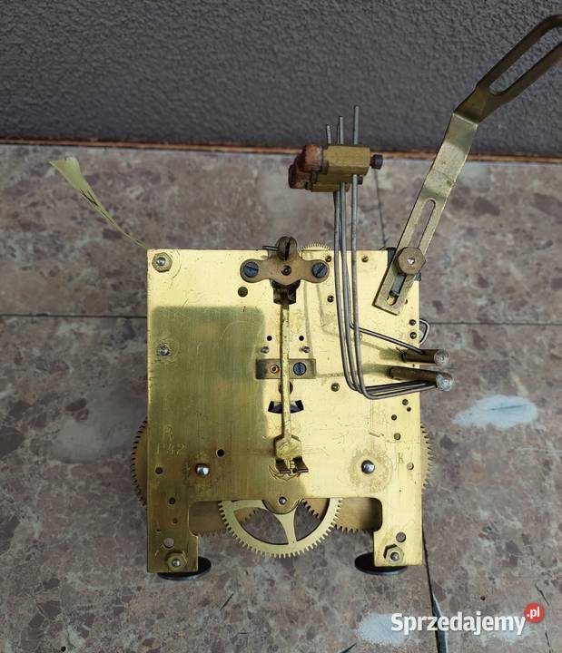 728 Mechanizm zegara ściennego Gustav Becker GB Tczew