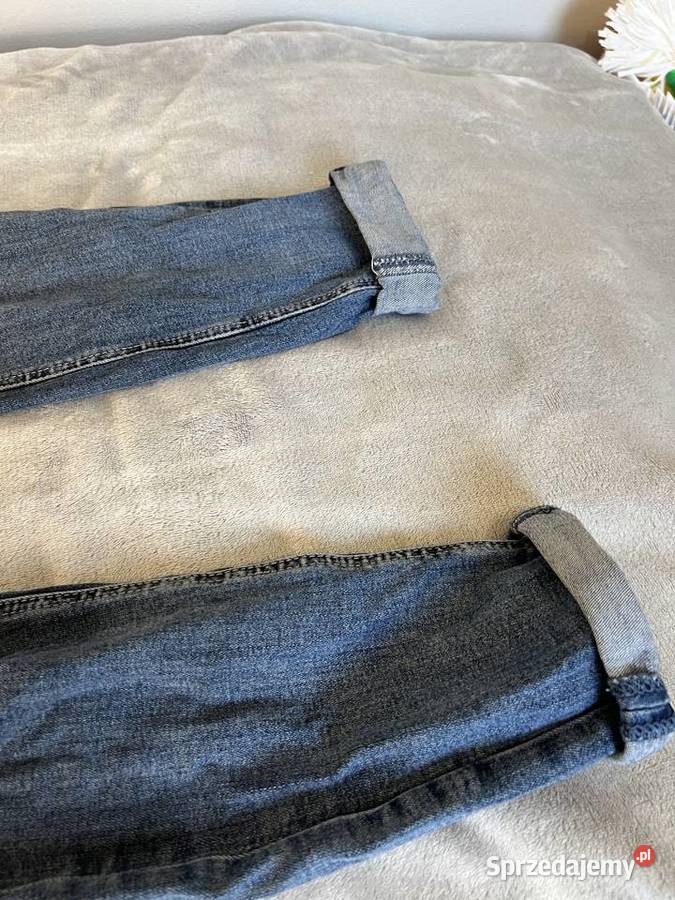 Jeansy dżinsy spodnie jeansowe niebieskie z Jasło