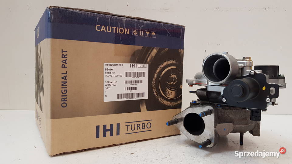 Nowa turbosprężarka TOYOTA 9B010 TC3VETS0016B osobowe Siedlce sprzedam