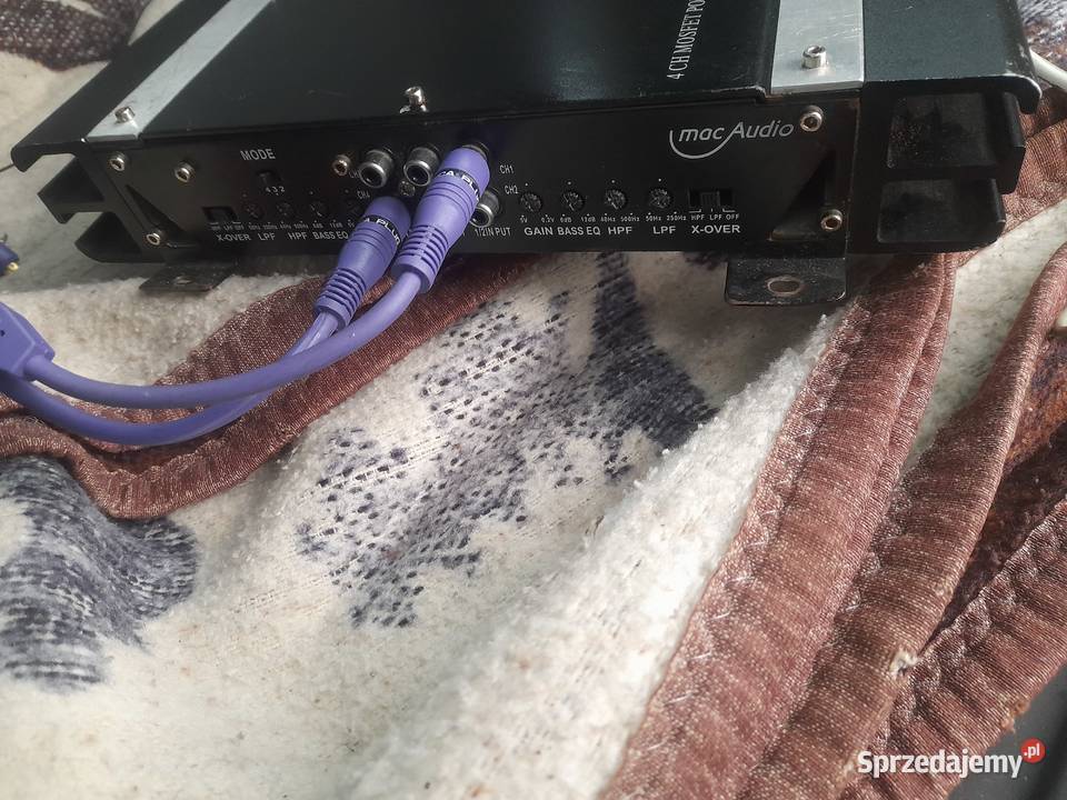 Subwoofer skrzynia basowa audio wzmacniacz Ilość kanałów 4 Wzmacniacze Przasnysz