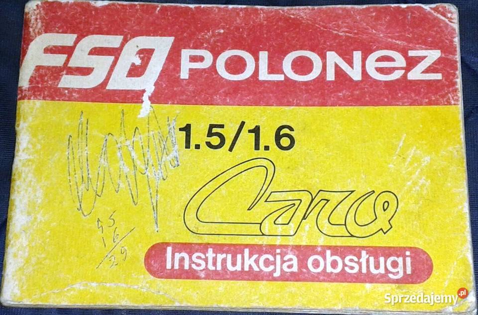 FSO Polonez Caro 15 16 Instrukcja Książki i Podręczniki Chełm
