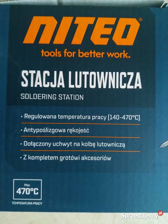 NAJTANIEJ Stacja Lutownicza 470st 48W Akcesoria Zabrze