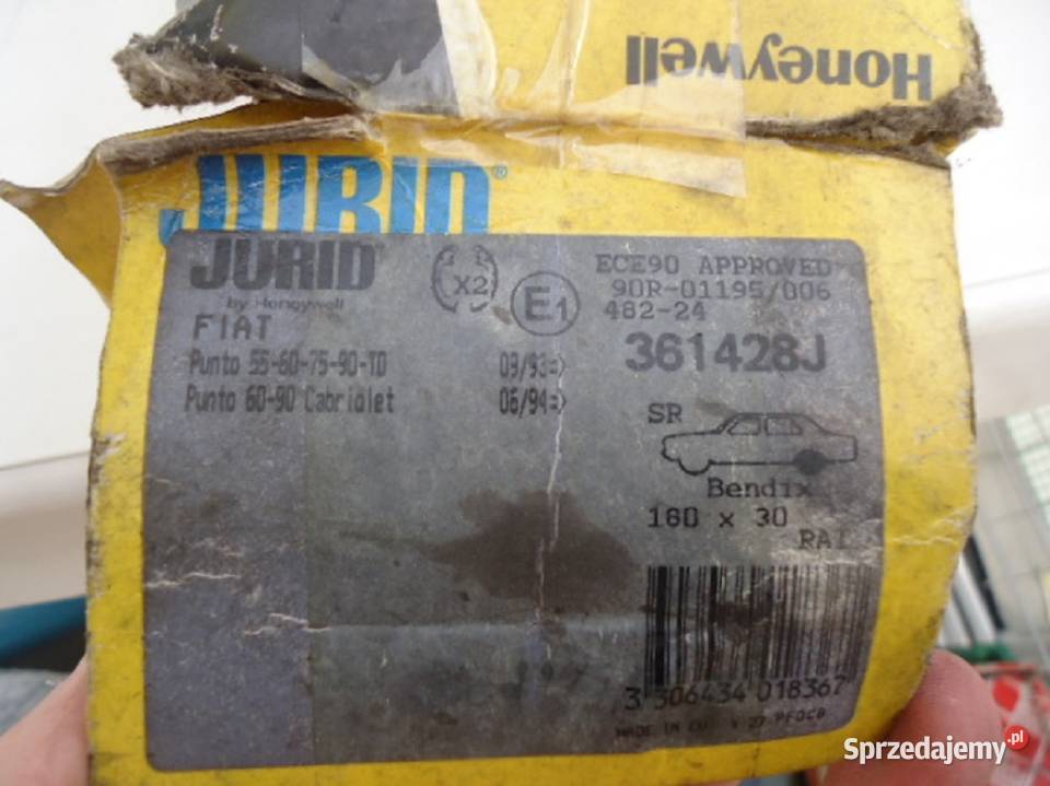 JURID 361428 J Zestaw szczęk hamulcowych osobowe Jaworzno