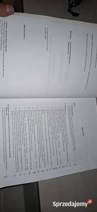 Broszura UZP 2000 r Unikat historyczny Prawo wielkopolskie Kalisz sprzedam