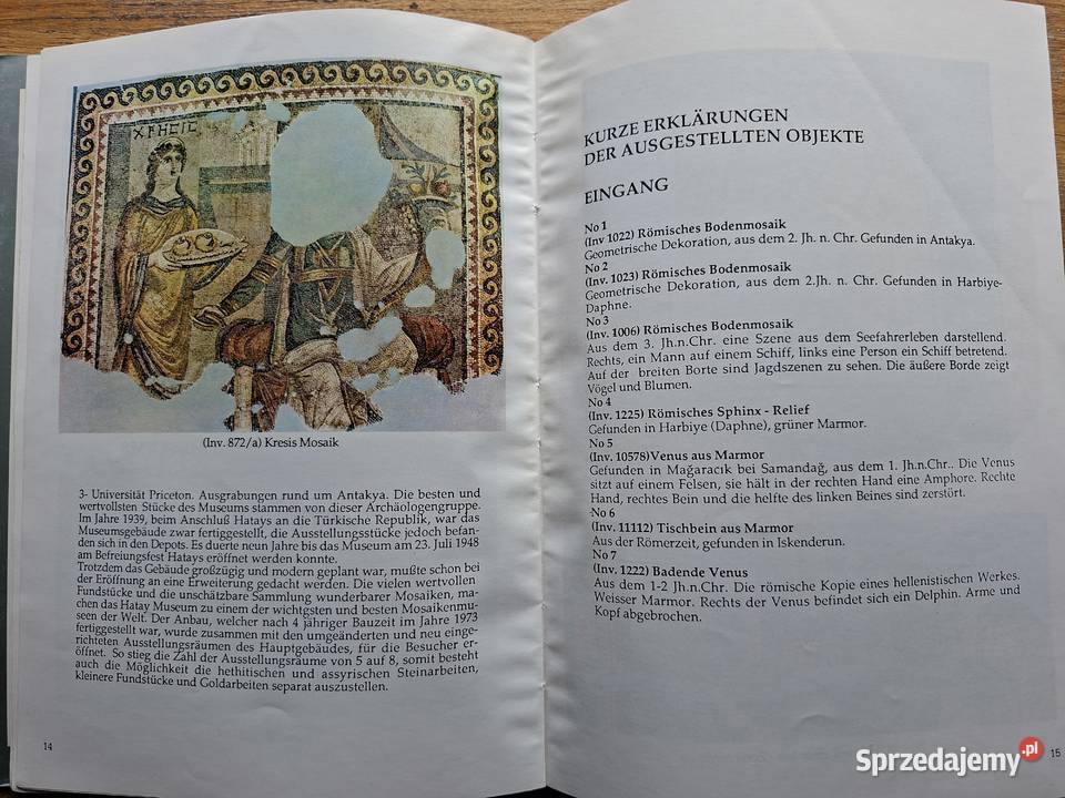 Turcja Turkei Hatay Museum und die Umgebung j Mapy i przewodniki Kraków