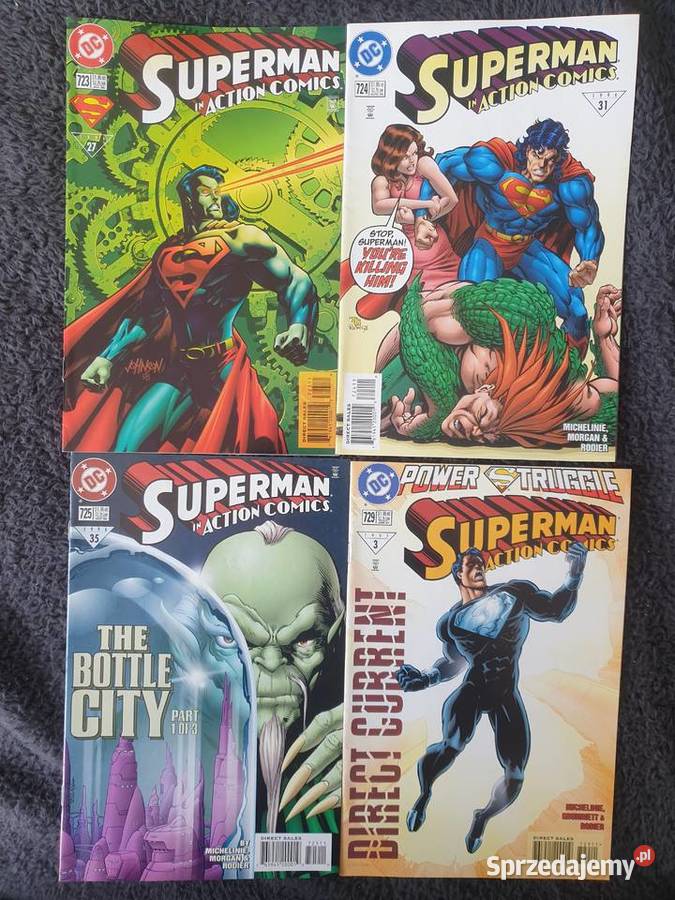 Superman in Action Comics zestaw 26 komiksów DC pomorskie Gdynia
