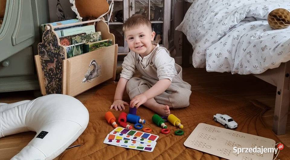 Sorter kolorów ludziki układanka lewopółkulowa Zduńska Wola sprzedam