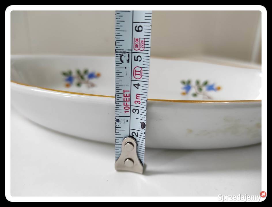 Półmisek 24 x 12 Lubiana kwiatki