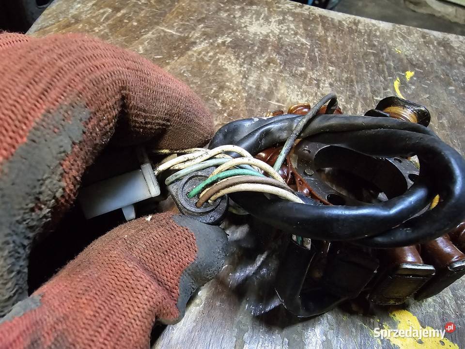 Yamaha SR 125 iskrownik alternator stojan cewki