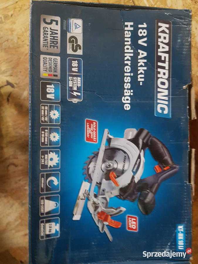 PILARKA TARCZOWA AKU kraftronic TECS 18 Li SOLO Głogowa