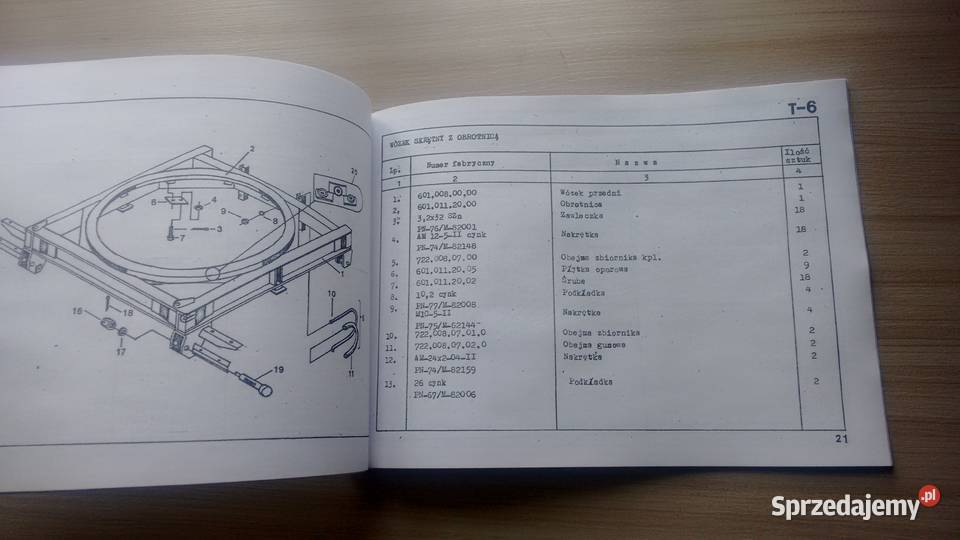 Katalog cześci przyczepa d 50 Pozostałe Stalowa Wola