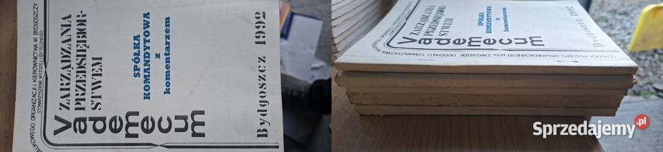 Kolekcja Roczników Vademecum Zarządzania wielkopolskie Łęczyca