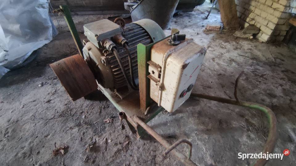 Silnik 11kW na wózku Zelów