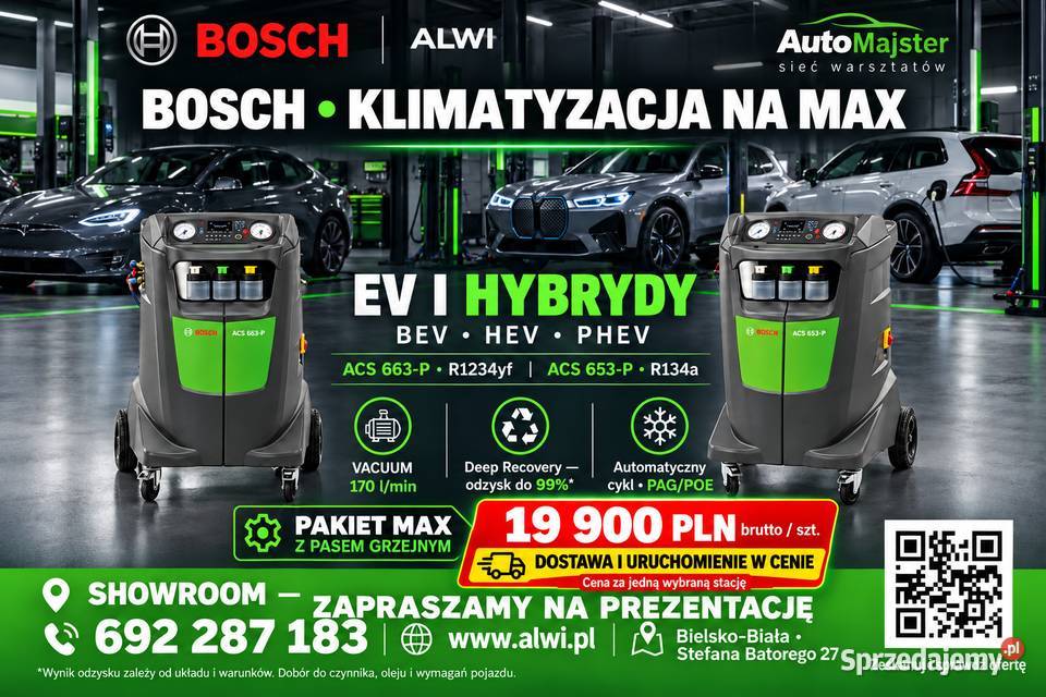 Acs 663 Stacja klimatyzacji Ev serwis Bosch na Bielsko-Biała