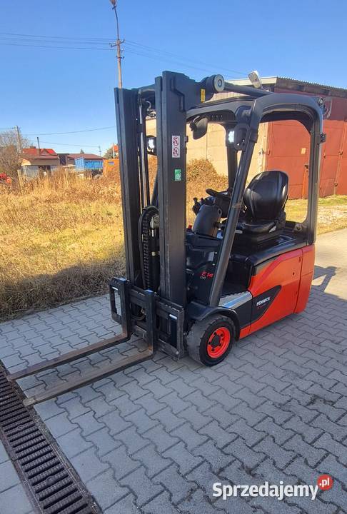 Wózek widłowy LINDE E14 Triplex 2017r elektryczny Jakubów sprzedam