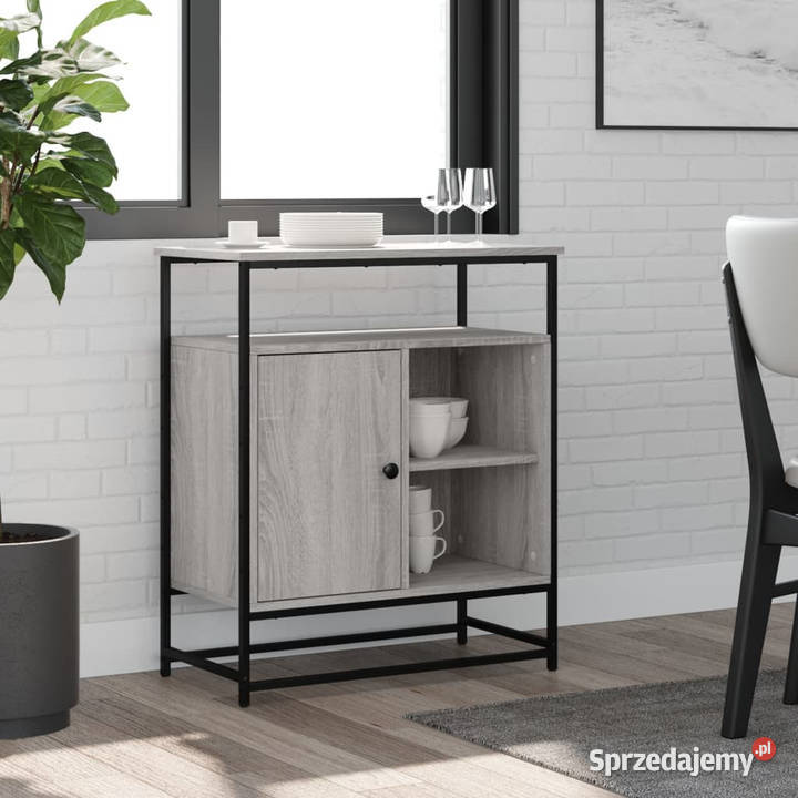Komoda szary dąb sonoma 69x35x80 materiał Warszawa sprzedam