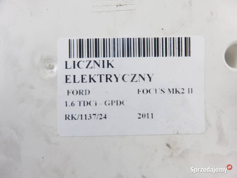 LICZNIK FORD FOCUS MK2 II 16 TDCi GPDC małopolskie