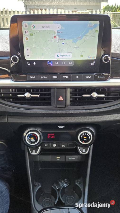 Kia Picanto Automat 2022 gniazdo AUX pomorskie Gdańsk sprzedam