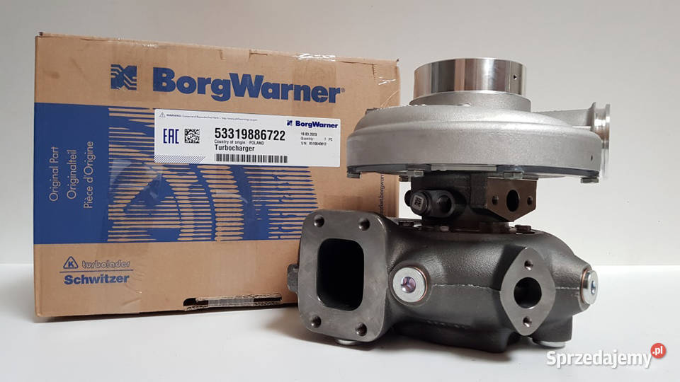 Turbosprężarka BorgWarner KKK 53319906722 Siedlce sprzedam