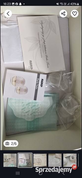 Laktator muszlowy twin perla duble Jaworzyna Śląska sprzedam